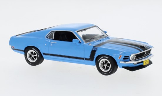 Ford Mustang Boss 302 1970 Blauw - 1:43
